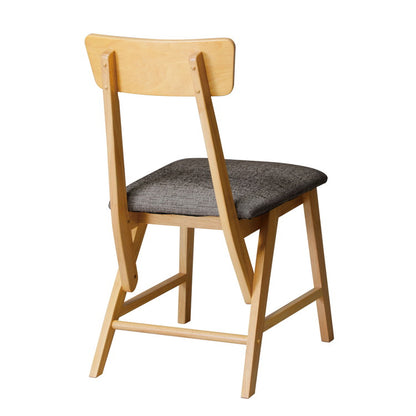 ライラ チェア ダイニングチェア 幅390mm 奥行き500mm 高さ760mm 木製チェア 肘なしチェア 食卓用チェア 座面布張りチェア アームレスチェア ダイニング 木製椅子(代引不可)