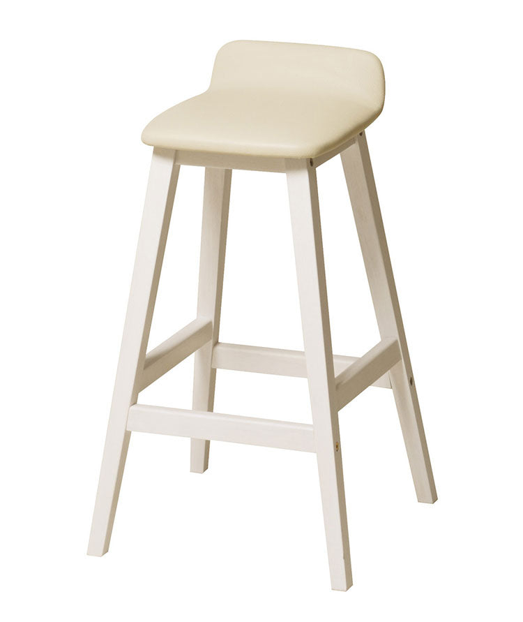 カウンターチェア ハイチェア ミニヨン 木製 天然木 ハイスツール アンティーク調 北欧風 おしゃれ かわいい リビング キッチンカウンター カフェ チェア MIGNON-HC62(代引不可)