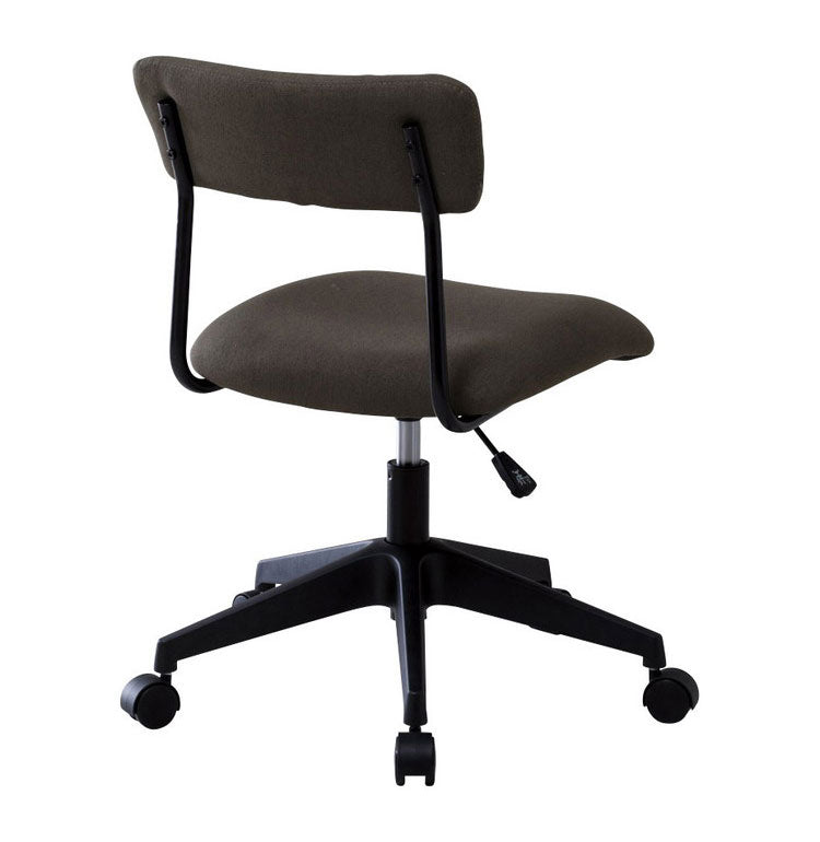 ワークチェア チェア 椅子 いす デスクチェア オフィスチェア スタイリッシュ スマート アームレス コンパクト キャスター付き 肘掛け無 昇降式 高さ調節 ガスシリンダー式座昇降 グレー(代引不可)