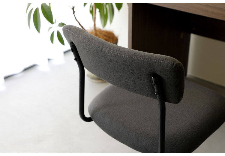 ワークチェア チェア 椅子 いす デスクチェア オフィスチェア スタイリッシュ スマート アームレス コンパクト キャスター付き 肘掛け無 昇降式 高さ調節 ガスシリンダー式座昇降 グレー(代引不可)