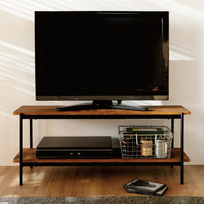 ヴィンテージ テレビボード ローボード 収納 19~40型 19~40V 木製 天然木 木目調 おしゃれ テレビ台 ワイド オープンラック 北欧(代引不可)