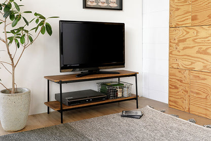 ヴィンテージ テレビボード ローボード 収納 19~40型 19~40V 木製 天然木 木目調 おしゃれ テレビ台 ワイド オープンラック 北欧(代引不可)