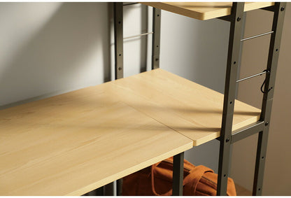 デスク 勉強机 幅140 奥行50 高さ72cm 木目調 アジャスター付き サイドフック付き コード穴 パソコンデスク 作業机 リモートワーク モダン おしゃれ 新生活 リビング オフィス ヴァンナ VAN-D140(NA)(代引不可)