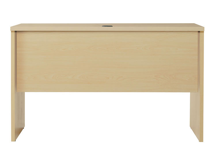 ワークデスク 幅120cm パソコンデスク コード穴付き ナチュラル 木目調 デスク 机 勉強机 リモートワーク 在宅 巾木避け 壁寄せ シンプル PCデスク 学習机 テレワーク 在宅勤務 学習デスク 巾木よけ(代引不可)