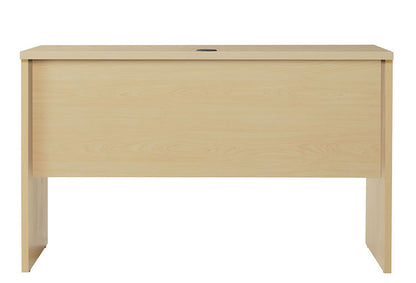 ワークデスク 幅120cm パソコンデスク コード穴付き ナチュラル 木目調 デスク 机 勉強机 リモートワーク 在宅 巾木避け 壁寄せ シンプル PCデスク 学習机 テレワーク 在宅勤務 学習デスク 巾木よけ(代引不可)