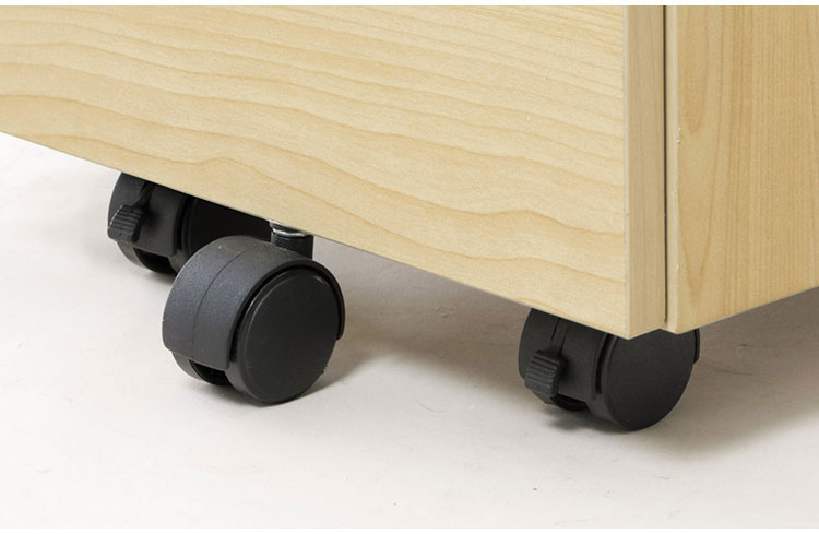 デスクワゴン 引き出し キャスター付き 鍵付き 木目調 ファイル収納 A4サイズ 収納ワゴン 省スペース コンパクト インワゴン リモートワーク 在宅 収納家具 3段 テレワーク 会社 オフィス 幅31cm(代引不可)