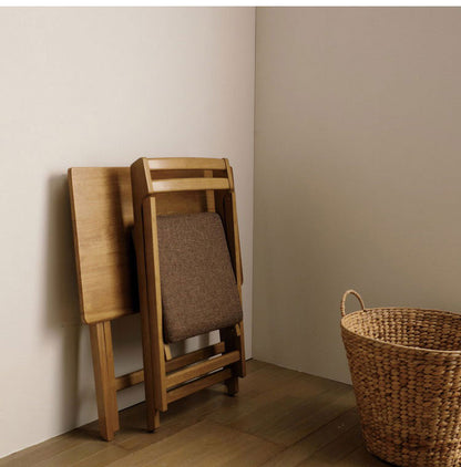 フォールディングテーブル ブラウン ナチュラル 天然木テーブル 木製テーブル デスク シンプル 作業台 折り畳み おりたたみ 北欧 おしゃれ パソコン 自宅勤務 在宅勤務(代引不可)