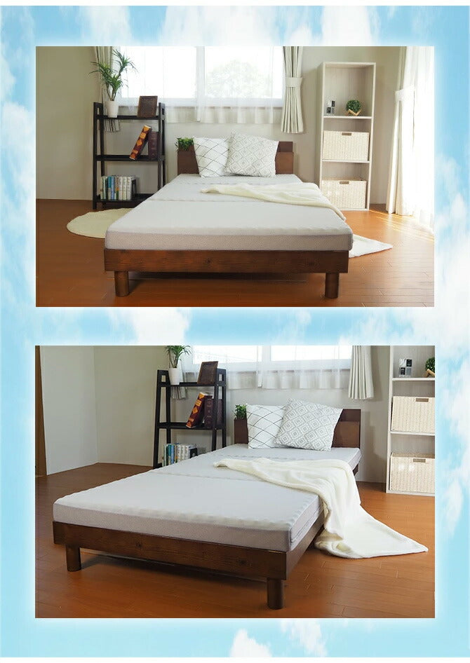 アキレス Achilles マットレス 調湿機能付き高反発三つ折りマットレス 日本製 高反発 3つ折り 厚さ10cm 体圧分散 通気 三つ折り ごろ寝 敷布団 折り畳み 高反発マットレス ベッドマットレス(代引不可)