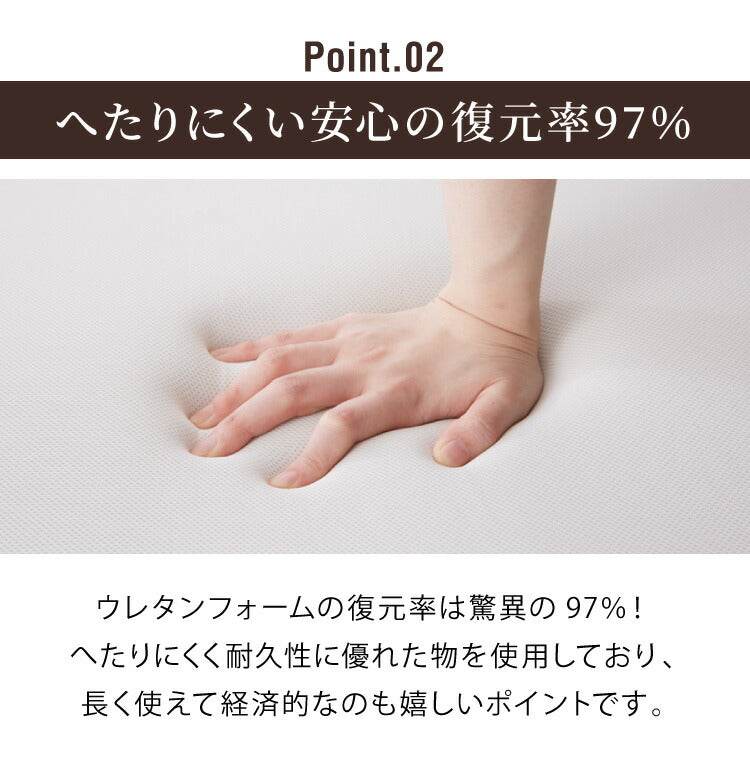 アキレス 日本製 高反発 マットレス ダブル メッシュ 折りたたみ ニット生地 厚さ8cm ウレタン 国産 ノンコイル 硬め 体圧分散 寝返り(代引不可)