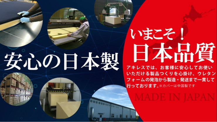 アキレス Achilles 日本製 高反発 プロファイル 除湿 三つ折り マットレス シングル 厚さ8cm 幅97cm 奥行き195cm AK-902 国産 寝返り 腰痛 かため コンパクト 3つ折り 体圧分散 通気性 (代引不可)