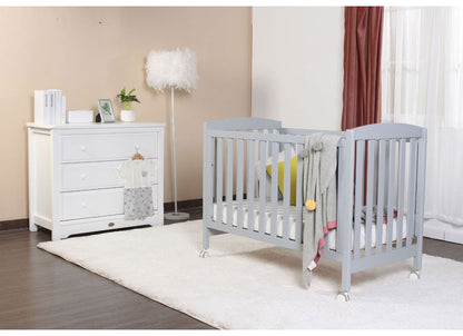 BOORI ベビーベッド カプリ 単品 Boori ブーリ キッズベッド 添い寝ベッド 子供用ベッド 長く使える おしゃれ ハイタイプ ひとり寝 ガード 赤ちゃん 新生児 赤ちゃんベッド すのこ 4歳までベッド(代引不可)