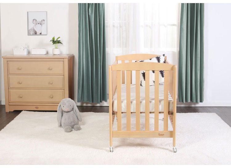 BOORI ベビーベッド カプリ 単品 Boori ブーリ キッズベッド 添い寝ベッド 子供用ベッド 長く使える おしゃれ ハイタイプ ひとり寝 ガード 赤ちゃん 新生児 赤ちゃんベッド すのこ 4歳までベッド(代引不可)