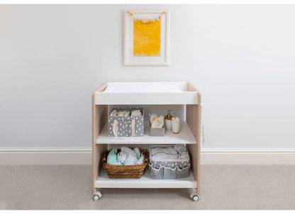 BOORI おむつ交換台 ナッティ Boori ブーリ おむつ交換スペース 3段ラック ダイパーチェンジテーブル ベビーベッド リビングラック 子供部屋収納 おむつ交換 ベビー用品 オムツ交換台 おむつ台(代引不可)