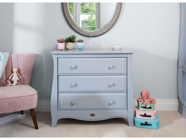 BOORI 3段チェスト スレイ Boori ブーリ リビングチェスト 衣装ケース 引き出し 収納ボックス 収納ケース 収納棚 ケース 収納 おしゃれ おむつ交換台 衣類収納 白 ウッドラック 北欧 インテリア(代引不可)