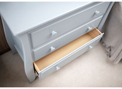 BOORI 3段チェスト スレイ Boori ブーリ リビングチェスト 衣装ケース 引き出し 収納ボックス 収納ケース 収納棚 ケース 収納 おしゃれ おむつ交換台 衣類収納 白 ウッドラック 北欧 インテリア(代引不可)