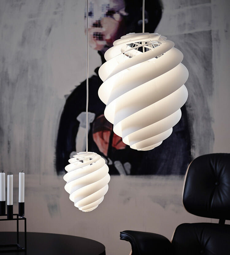 日本正規品  LE KLINT レ・クリント SWIRL スワール ペンダント スワール2M ホワイト KP1312M レクリント ペンダントライト 天井照明 北欧 デンマーク製 北欧照明 おしゃれ(代引不可)