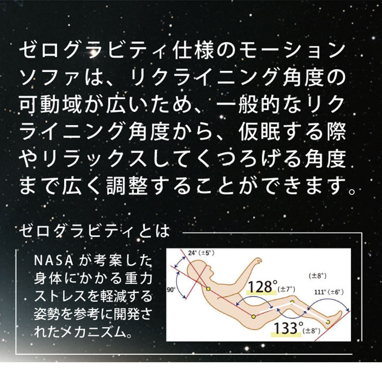 マカロフ 2.5P ソファ モーションソファ リクライニング カウチ USBポート ノックダウン仕様 ヘッドレスト 充電電動 可動式 木製脚 幅165cm 奥行96cm-160cm(代引不可)