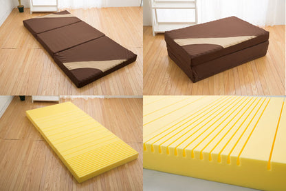 Achilles アキレス 日本製 俺のための マットレス ストロング シングル 男性向け 体圧分散 高反発 かため 吸水 速乾 除湿 耐圧分散 シングルマットレス ウレタン 硬質マットレス マット ウレタンマット 三つ折り (代引不可)