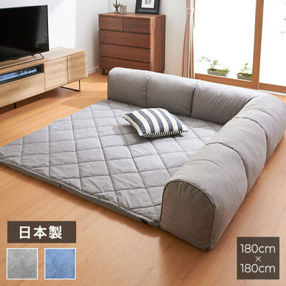 日本製 国産 フロアコーナーソファ L字タイプ 小 40mm厚 ソファ ソファー コーナーソファ ローソファ フロアソファ ロースタイル 北欧 L字 RKOD-1900 L字ソファ シンプル おしゃれ リビング 和室 こたつ コンパクト(代引不可)