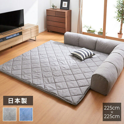 日本製 国産 フロアコーナーソファ L字タイプ 大 40mm厚 ソファ ソファー コーナーソファ ローソファ フロアソファ ロースタイル 北欧 L字 RKOD-1901 国産 シンプル リビング こたつ おしゃれ こたつソファ 通年用 さらさら(代引不可)