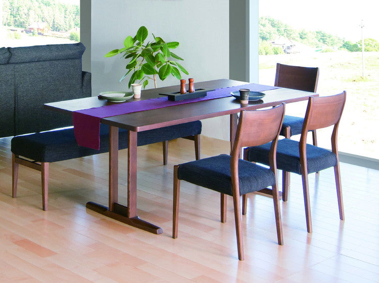 アルボル YUME2 長方形 ダイニングテーブル A テーブル 机 2本脚 ナチュラル ブラウン オーク材 北欧 幅100cm 奥行80cm 高さ71cm おしゃれ あたたかみ シンプル(代引不可)