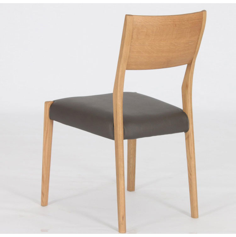 【2脚セット】 アルボル YUME2 106 サイドチェア ダイニングチェア 椅子 イス いす NA BK ナチュラル ブラウン ブラック オーク材 北欧 幅47cm 奥行52.5cm 高さ83cm シンプル 合皮 合成皮革(代引不可)