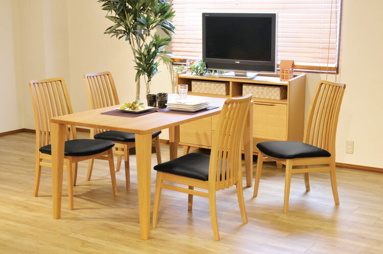 アルボル YUME2 長方形 ダイニングテーブル A テーブル 机 4本脚 ナチュラル ブラウン オーク材 北欧 幅150cm 奥行80cm 高さ71cm おしゃれ あたたかみ シンプル(代引不可)