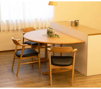 アルボル YUME2 ダイニングテーブル T テーブル 机 丸テーブル ナチュラル ブラウン オーク材 北欧 幅160cm 奥行100cm 高さ71cm おしゃれ あたたかみ シンプル(代引不可)