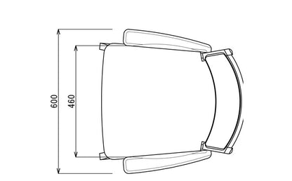 アルボル CCM4 081A 回転式 ダイニングチェア チェア イス 椅子 回転式 オーク材 WH BR NA GY ホワイト ブラウン ナチュラル グレー 木目 お手入れ簡単 幅60cm 奥行58.5cm 高さ78.5cm(代引不可)