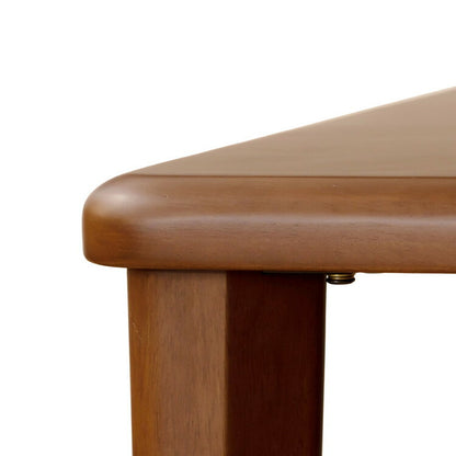 アルボル CCM4 ダイニングテーブル テーブル 机 2本脚 NA BR ナチュラル ブラウン オーク材 木目 ラバーウッド材 幅90cm 奥行75cm 高さ71cm 無垢 無垢材 おしゃれ あたたかみ シンプル(代引不可)