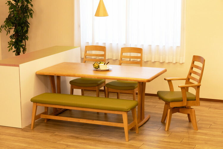 アルボル CCM4 ダイニングテーブル テーブル 机 4本脚 NA BR ナチュラル ブラウン オーク材 木目 ラバーウッド材 幅90cm 奥行75cm 高さ71cm 無垢 無垢材 おしゃれ あたたかみ シンプル(代引不可)