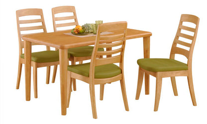 アルボル CCM4 ダイニングテーブル テーブル 机 4本脚 NA BR ナチュラル ブラウン オーク材 木目 ラバーウッド材 幅140cm 奥行80cm 高さ71cm 無垢 無垢材 おしゃれ あたたかみ シンプル(代引不可)