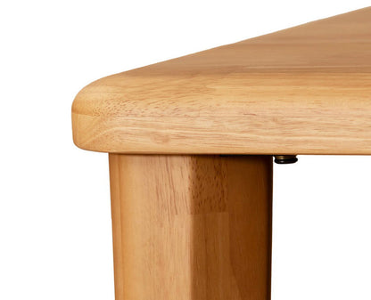 アルボル CCM4 ダイニングテーブル テーブル 机 4本脚 NA BR ナチュラル ブラウン オーク材 木目 ラバーウッド材 幅140cm 奥行80cm 高さ71cm 無垢 無垢材 おしゃれ あたたかみ シンプル(代引不可)