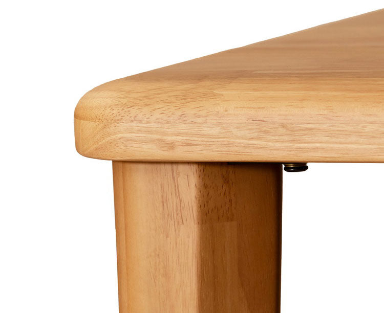 アルボル CCM4 ダイニングテーブル テーブル 机 4本脚 NA BR ナチュラル ブラウン オーク材 木目 ラバーウッド材 幅165cm 奥行85cm 高さ71cm 無垢 無垢材 おしゃれ あたたかみ シンプル(代引不可)