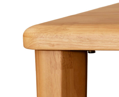 アルボル CCM4 ダイニングテーブル テーブル 机 4本脚 NA BR ナチュラル ブラウン オーク材 木目 ラバーウッド材 幅165cm 奥行85cm 高さ71cm 無垢 無垢材 おしゃれ あたたかみ シンプル(代引不可)