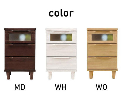 【筑波産商 アルカ AL-43 チェスト 幅40cm 3段 】 収納 収納家具 リビング収納 ラック キャビネット 収納棚 リビング ダイニング 棚 タンス 収納用品 収納ケース リビング 収納タンス 収納チェスト(代引不可)