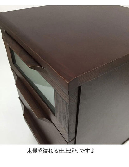 【筑波産商 アルカ AL-43 チェスト 幅40cm 3段 】 収納 収納家具 リビング収納 ラック キャビネット 収納棚 リビング ダイニング 棚 タンス 収納用品 収納ケース リビング 収納タンス 収納チェスト(代引不可)