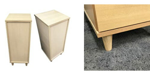 【筑波産商 アルカ AL-43 チェスト 幅40cm 3段 】 収納 収納家具 リビング収納 ラック キャビネット 収納棚 リビング ダイニング 棚 タンス 収納用品 収納ケース リビング 収納タンス 収納チェスト(代引不可)