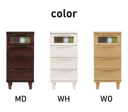 【筑波産商 アルカ AL-43 チェスト 幅40cm 4段 】 収納 収納家具 リビング収納 ラック キャビネット 収納棚 リビング ダイニング 棚 タンス 収納用品 収納ケース リビング 収納タンス 収納チェスト(代引不可)