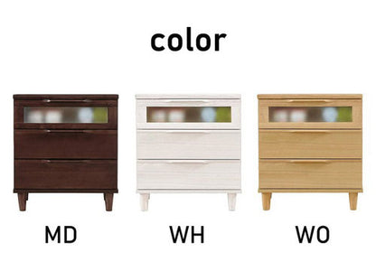 【筑波産商 アルカ AL-43 チェスト 幅60cm 3段 】 収納 収納家具 リビング収納 ラック キャビネット 収納棚 リビング ダイニング 棚 タンス 収納用品 収納ケース リビング 収納タンス 収納チェスト(代引不可)