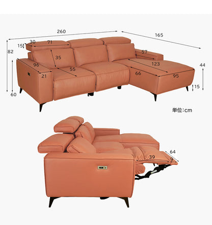 筑波産商 オーガス 電動カウチソファ 電動ソファ ソファ ソファー リラックスチェア チェア チェアー いす リビング 電動ソファー 電動リクライニングソファ リクライニングソファ(代引不可)