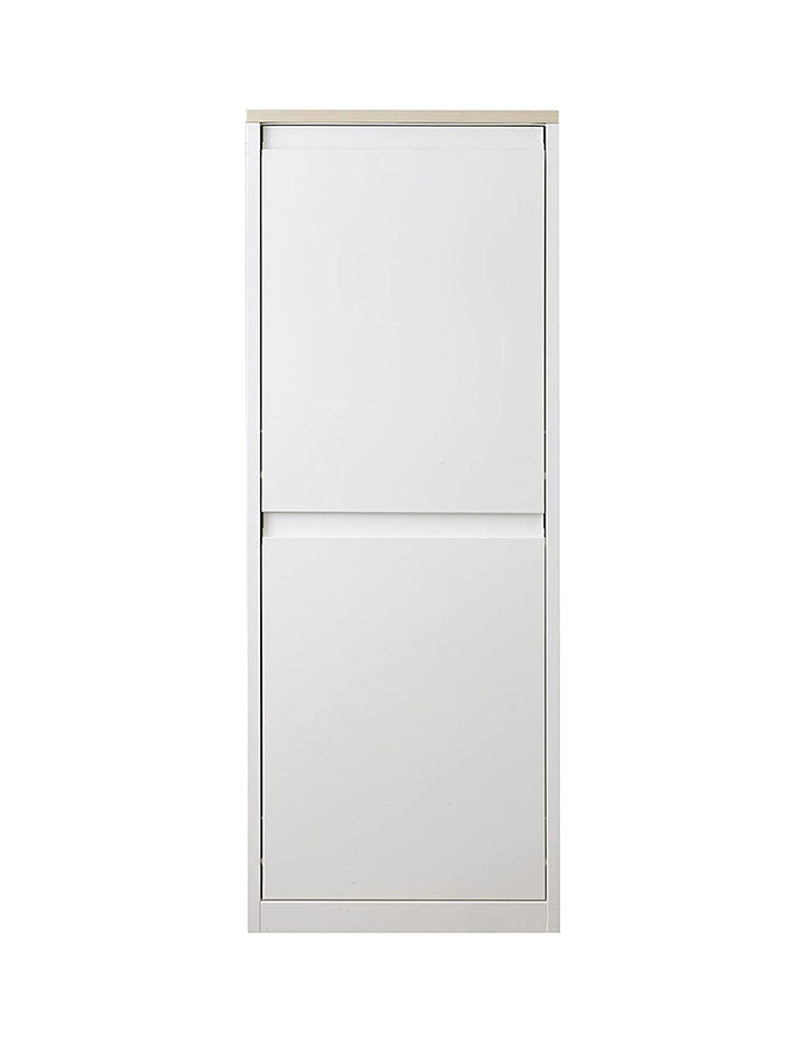 筑波産商 YY-WSB-42H ダストボックス BN/WH 収納 ごみ入れ くず入れ ボックス 箱付き 片付け 分別 断捨離 生ごみ(代引不可)
