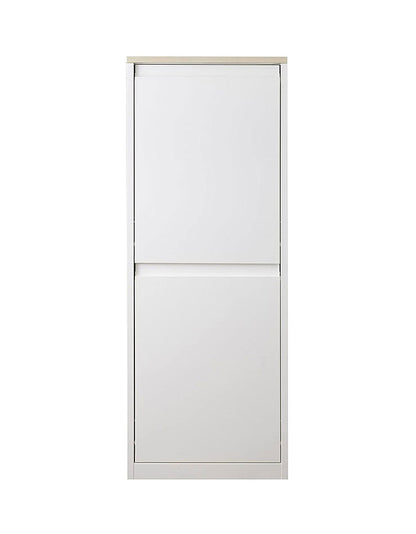 筑波産商 YY-WSB-42H ダストボックス BN/WH 収納 ごみ入れ くず入れ ボックス 箱付き 片付け 分別 断捨離 生ごみ(代引不可)