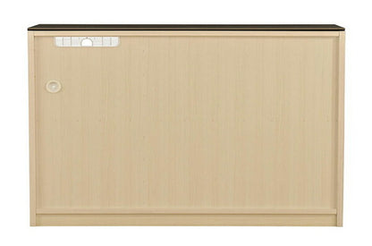 【筑波産商 フェリス キッチンカウンター 幅140cm 】 収納 収納家具 キッチン収納 キッチンカウンター カウンターワゴン 食器棚 キッチンボード キャビネット 作業台 カップボード レンジ台(代引不可)