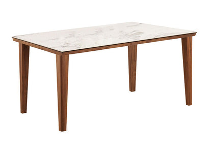 筑波産商 Pantes ダイニングテーブル セラミック 幅150cm 奥行き80cm 150×80 四本脚 セラミックテーブル 四角形 おしゃれ 4本脚 北欧 ヴィンテージ 4人(代引不可)