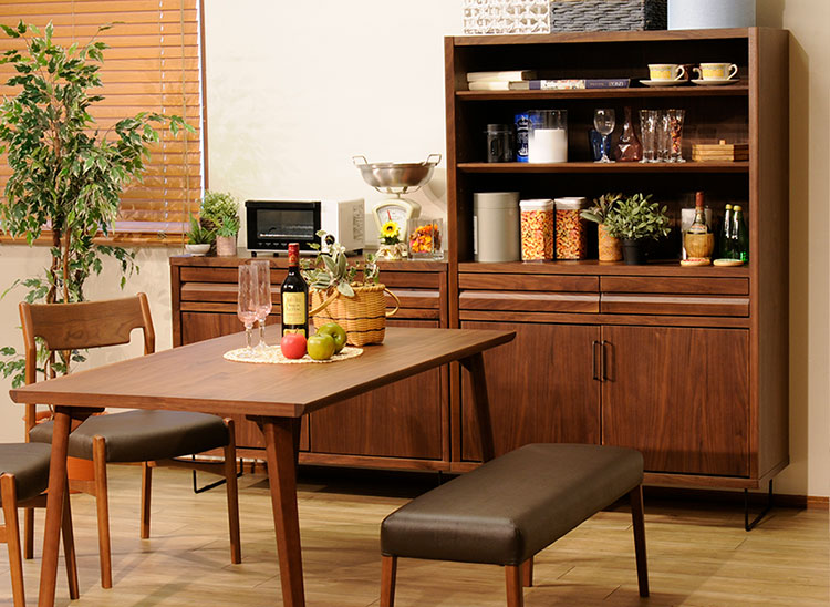 【組立設置無料】日本製 国産 カウンター SEEK 幅105cm 収納 木製 モダン おしゃれ チェスト 北欧 アンティーク コンパクト 扉 大容量 食器棚 キッチンボード キッチンカウンター(代引不可)