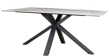 筑波産商 ダイニングテーブル セラミック天板 TK ホワイトクォーツ 165×90×72 Brescia 幅165cm テーブル デスク 机 リビングテーブル つくえ ダイニングテーブル(代引不可)