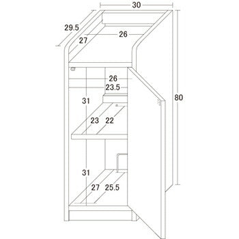 電話台 ファックス台 ラック キャビネット プリンター台 FAX台 モデム収納 ルーター収納 リビング収納 北欧 木製 おしゃれ スリム コンパクトブラウン ホワイト 整理 隙間収納 鏡面仕上げモデム収納 (代引不可)