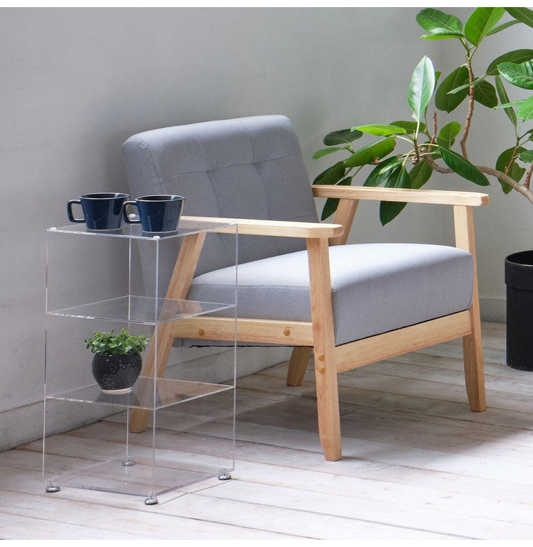 アクリル シューズラック 3段×2個組 透明 見せる収納 シューズケース シューズボックス スニーカーラック コレクションケース ディスプレイラック シンプル おしゃれ(代引不可)