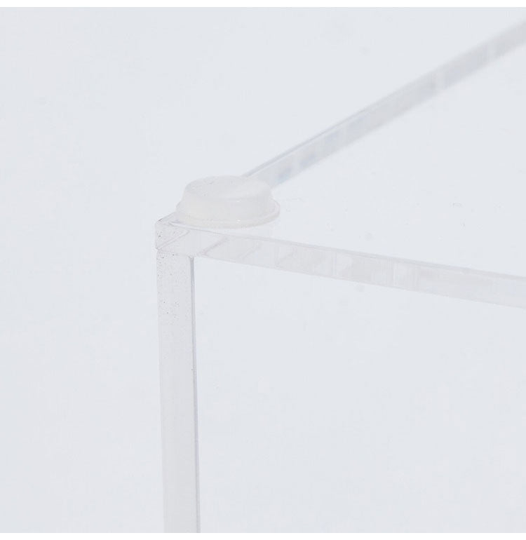 アクリル シューズラック 3段×2個組 透明 見せる収納 シューズケース シューズボックス スニーカーラック コレクションケース ディスプレイラック シンプル おしゃれ(代引不可)